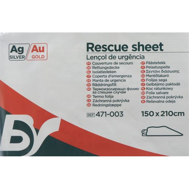 Bastos Viegas Rescue Blanket - High-Quality Isolation Ceiling for Body Care & Cosmetics