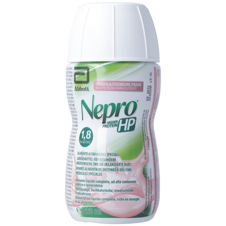 Nepro HP nestemäinen Strawberry RPB 30 x 220 ml