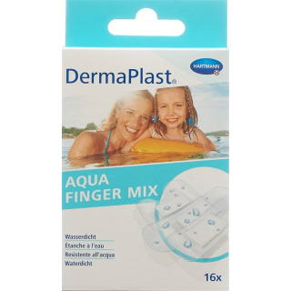DermaPlast Aqua Finger Mix 16 szt
