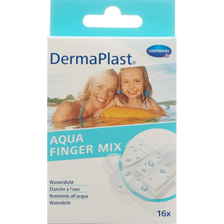 DermaPlast Aqua Finger Mix 16 szt