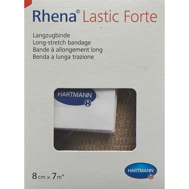 Rhena Lastic Forte 8cmx7m Skin Colored Elastic Bandage
