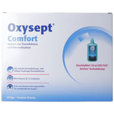 Oxysept comfort solution + lpop 3 x 300 មីលីលីត្រ