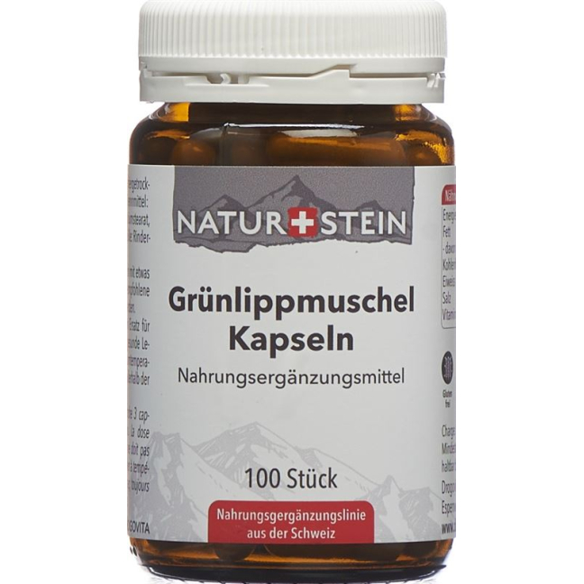 Naturstein Grünrippmuschel Kaps Glasfl 100 Stk - Beeovita