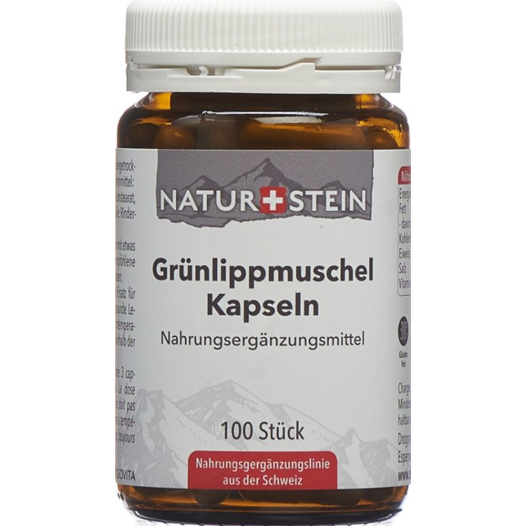 Naturstein Grünlippmuschel Kaps Glasfl 100 Stk