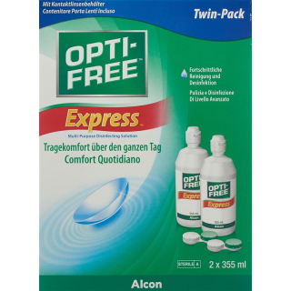 Opti Free Express No Rub Lös Duo Pack 2 Fl 355 მლ