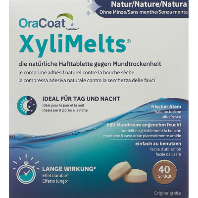 Xylimelts hafttablets g mundtrockenheit nature