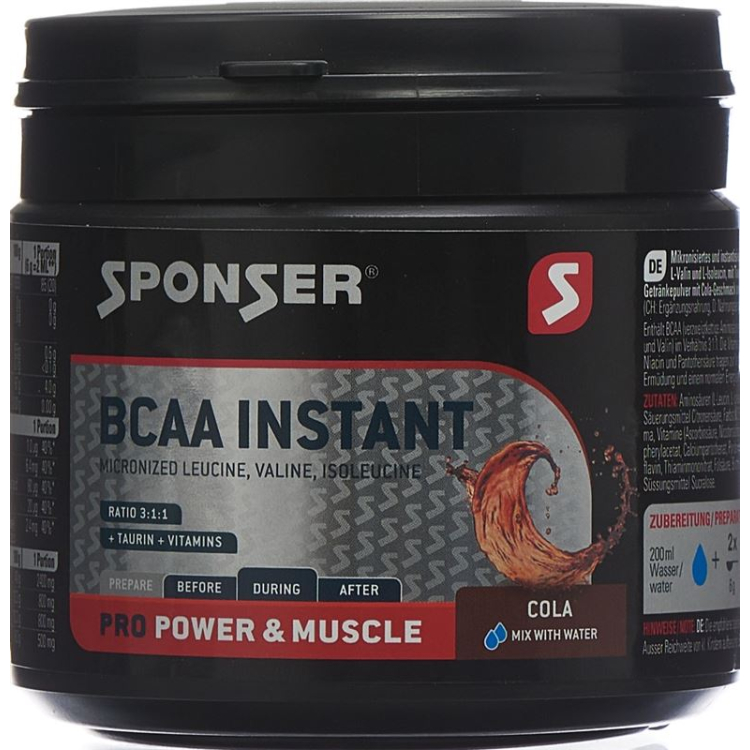 Sponser Bcaa Instant Cola Can 200 g