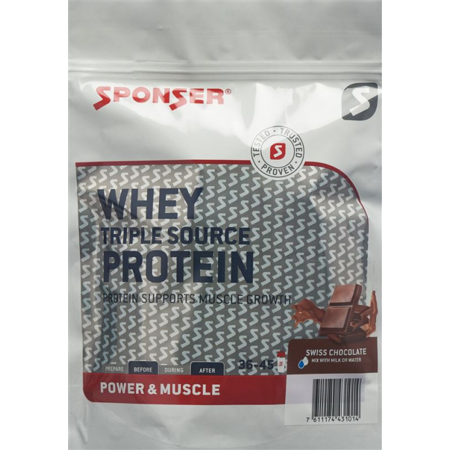 Sponser Whey Triple Source Protein Chocolate Btl 500 g