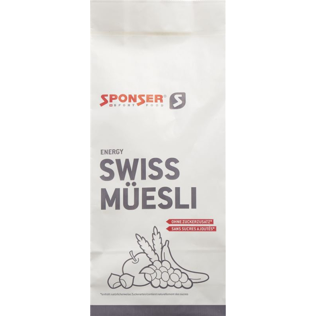 Sponsor müsli uten sukkerpose 1 kg