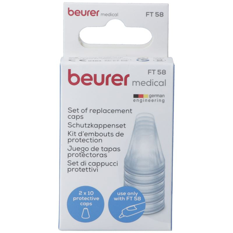 BEURER protective cap set for FT 58