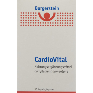 Burgerstein CardioVital kapslid 30 tk