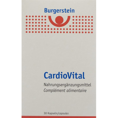 Burgerstein CardioVital kapsulės 30 vnt