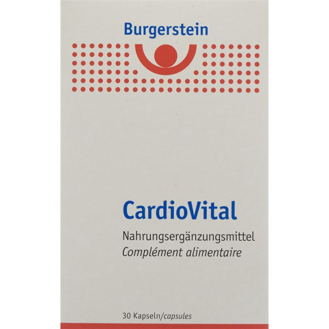 Burgerstein CardioVital gélules 30 pièces