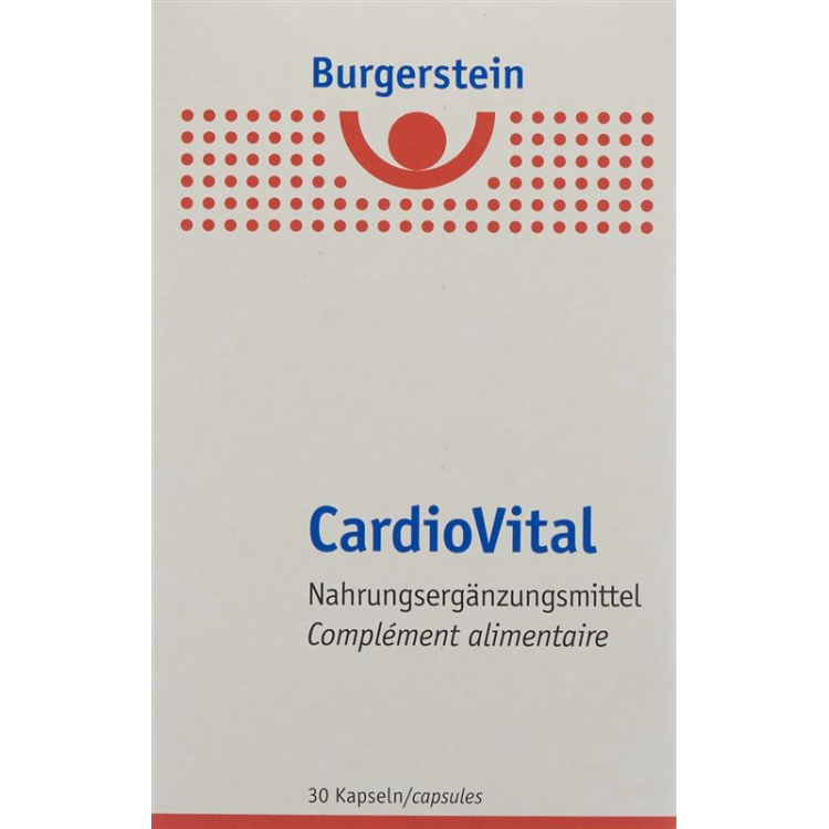 קפסולות בורגרשטיין CardioVital 30 חתיכות