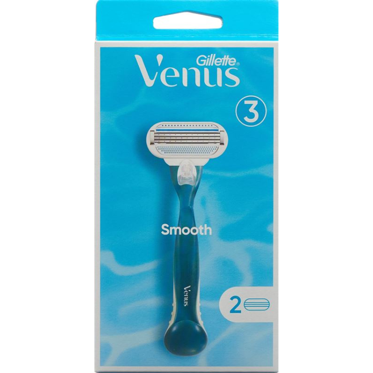 GILLETTE Venus Smooth Rasierapparat 2 Klingen