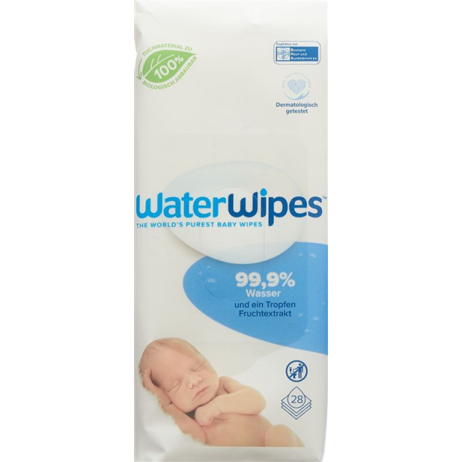 WaterWipes Veuchttücher für Babys 28 Stk