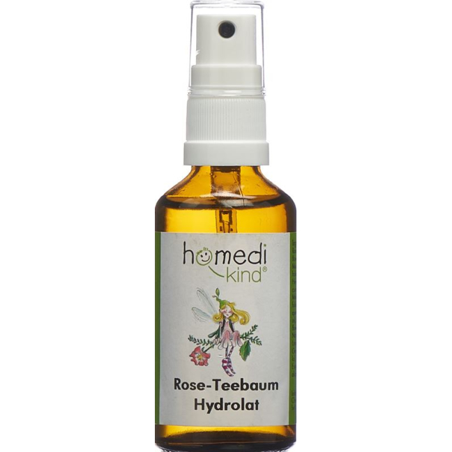 homedi-kind rose tea tree hydrolat bottle 55 ml