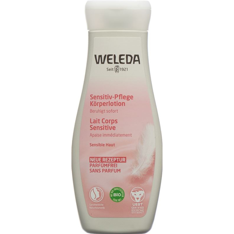 Weleda Körperlotion sensitiv Pflege Fl 200 មីលីលីត្រ