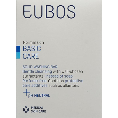 Eubos Seife fest unparfümiert blau 125g