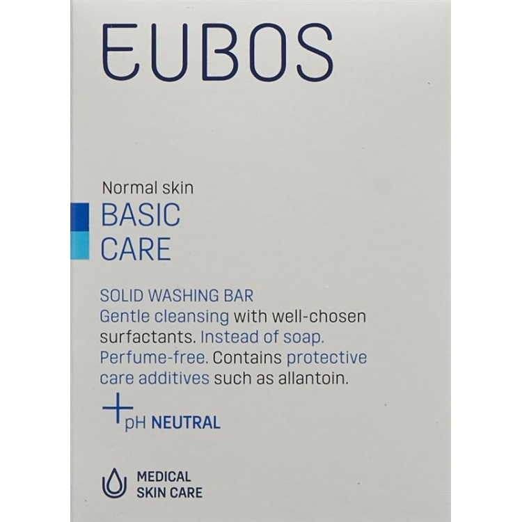 Eubos Seife fest unparfümiert blau 125 g