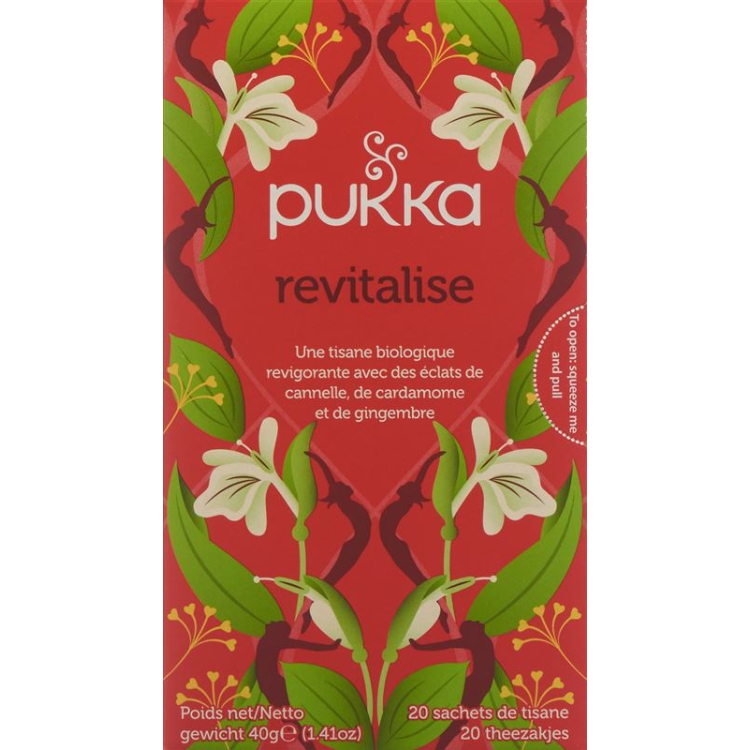 Pukka Revitalize Thé bio Btl 20 stk