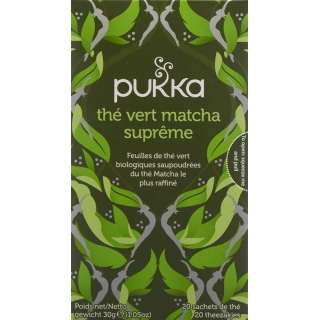 Pukka Thé Vert Matcha Suprême Thé organic bag 20 pcs