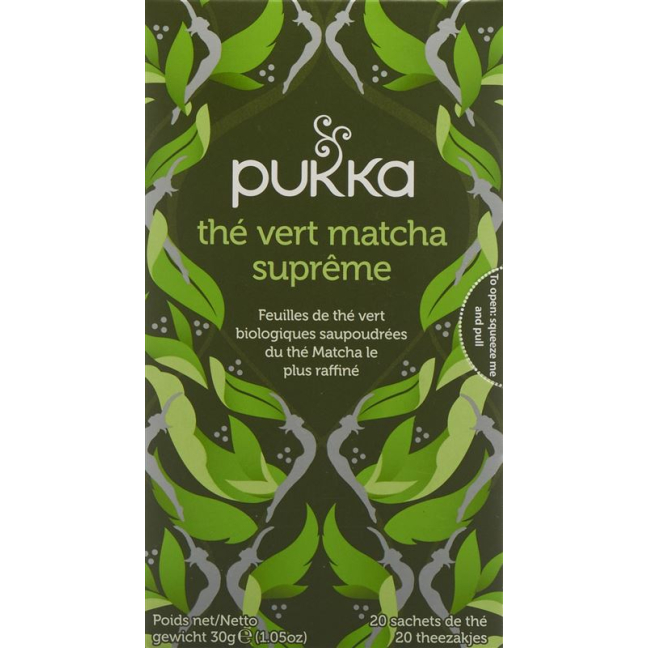 Pukka Thé Vert Matcha Suprême Thé organický sáček 20 ks