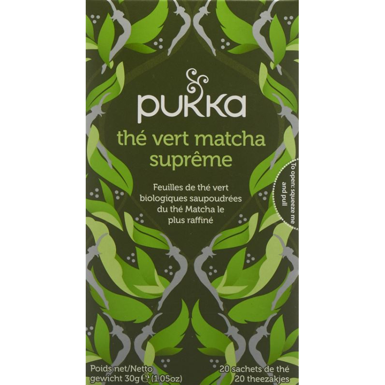 Pukka Thé Vert Matcha Suprême Thé органический пакетик 20 шт.