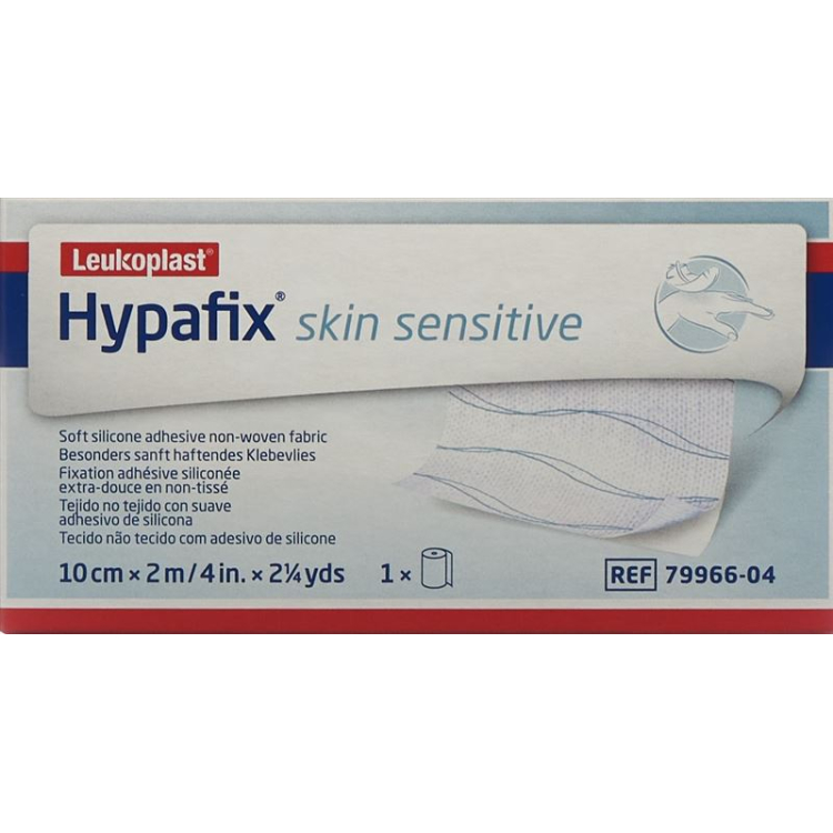 Hypafix Hudkänslig silikon 10cmx2m