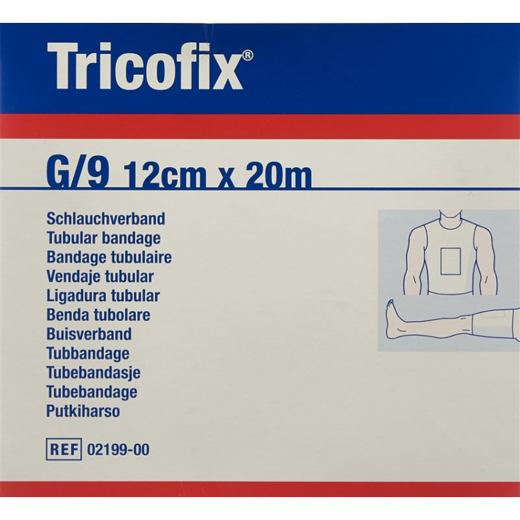 TRICOFIX hadicová bandáž velikost 9-12cm/20m