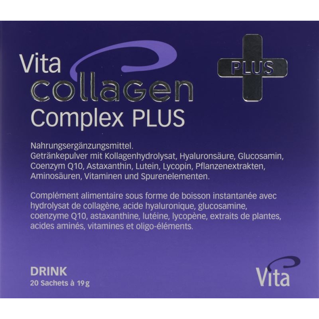 Vita Collagen Complex Plus gėrimų paketėliai 20 Stk