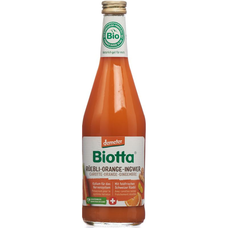 BIOTTA Rüebli Orange Ingwer Demeter