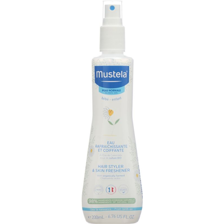 Mustela Erfrischendes Wasser Fl 200 ml