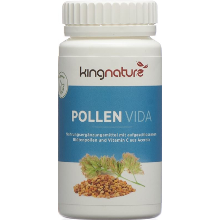 Kingnature Pollen Vida Kaps 90 pcs