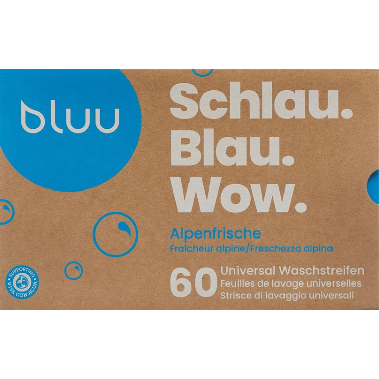 BLUU Waschstreifen Alpenfrische