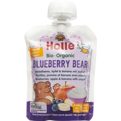 Holle blueberry bear pouchy heide apf ban jog