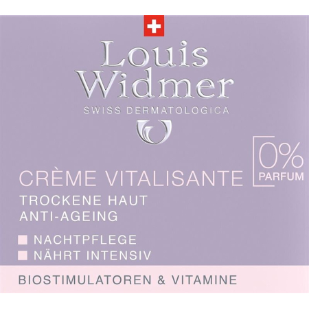 Louis Widmer Soin day cream crème Vitalis Non Parfumé 50 ml