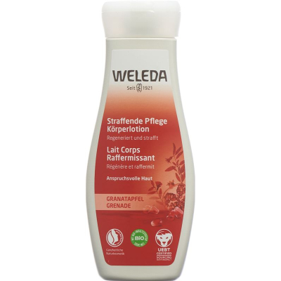 Weleda körperlotion granulesatapfel straffende pflege fl 200 ml