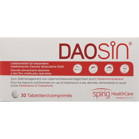 Daosin Tabl 60 pcs - Nutritional Supplement for Histamine Intolerance