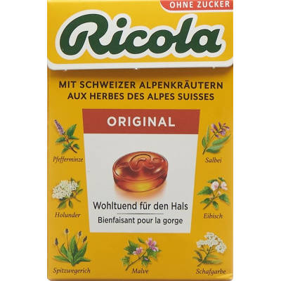 RICOLA ORIGINAL BONBONS OZ M STEVIA BOX