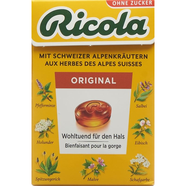 RICOLA Оригинални бонбони oZ m Stevia