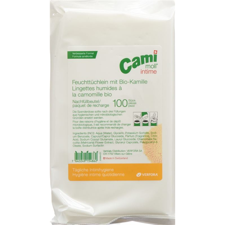 CAMI MOLL intimate wet wipes refill NF