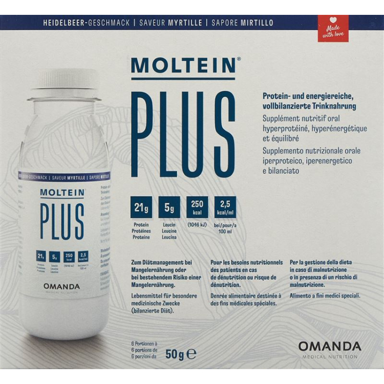 Moltein PLUS 2.5 Heidelbeere Ds 400 گرم