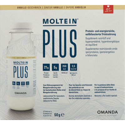 Moltein PLUS 2,5 Vanilj bag 750 g