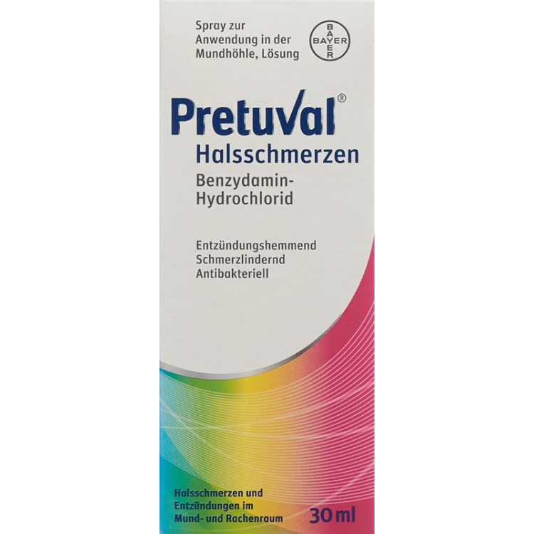 PRETUVAL THROAT SPRAY 30 ML