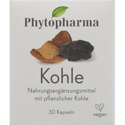 Phytopharma Charcoal Kaps Ds 30 pcs