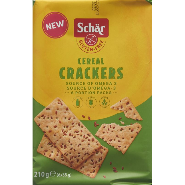 Schär Crackers シリアル グルテンフリー 210 g
