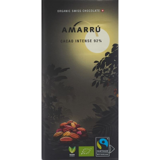 Amarru Cacao Intense 92% Bio Fairtrade 80 გრ