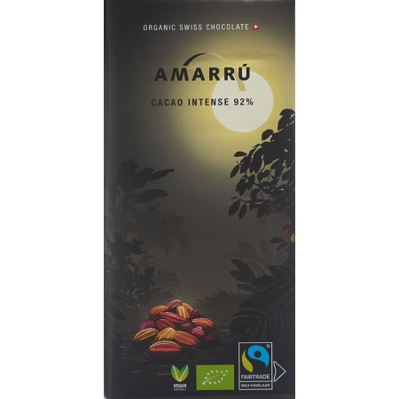 Amarru Cacao Intense 92% Bio Fairtrade 80 q