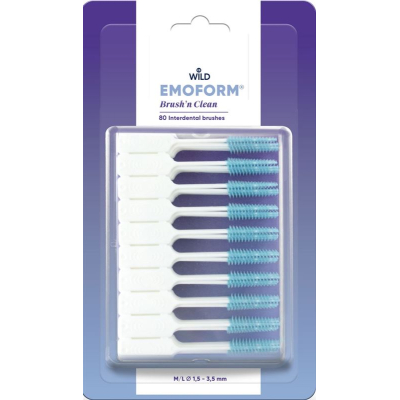 Emoform Brush'n Clean 파밀리엔팩쿵 80 Stk